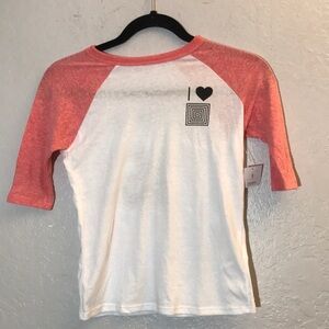 LULAROE Supply Sloan Graphic T Heathered 8